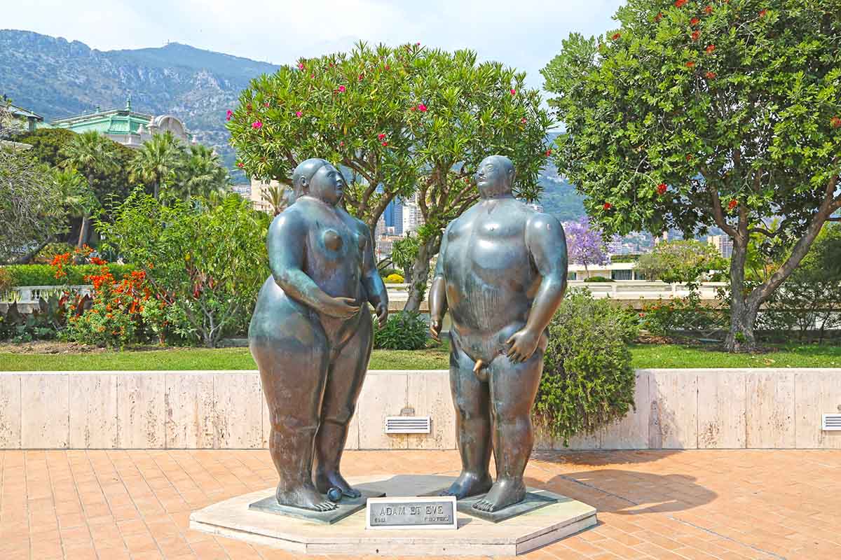 Adam og Eva av Botero, Monte Carlo