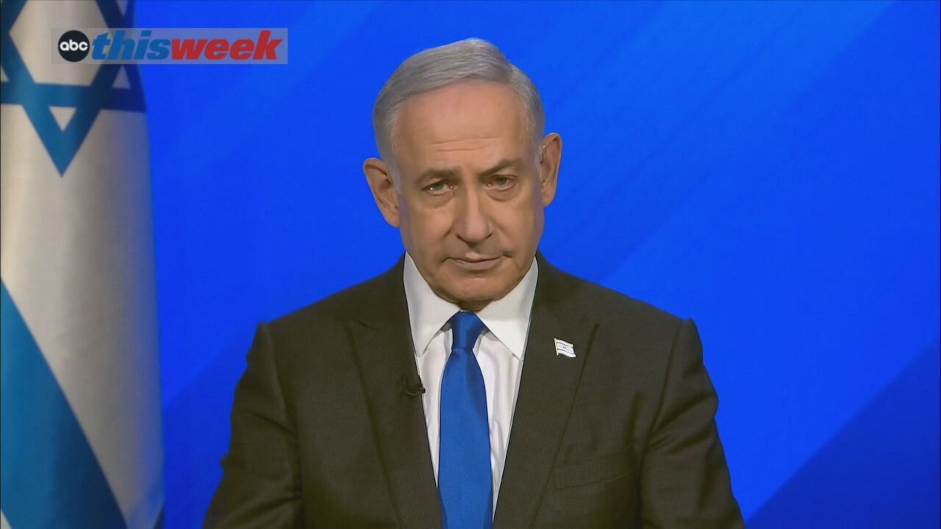 FOTO: Israels statsminister Benjamin Netanyahu på «Denne uken».