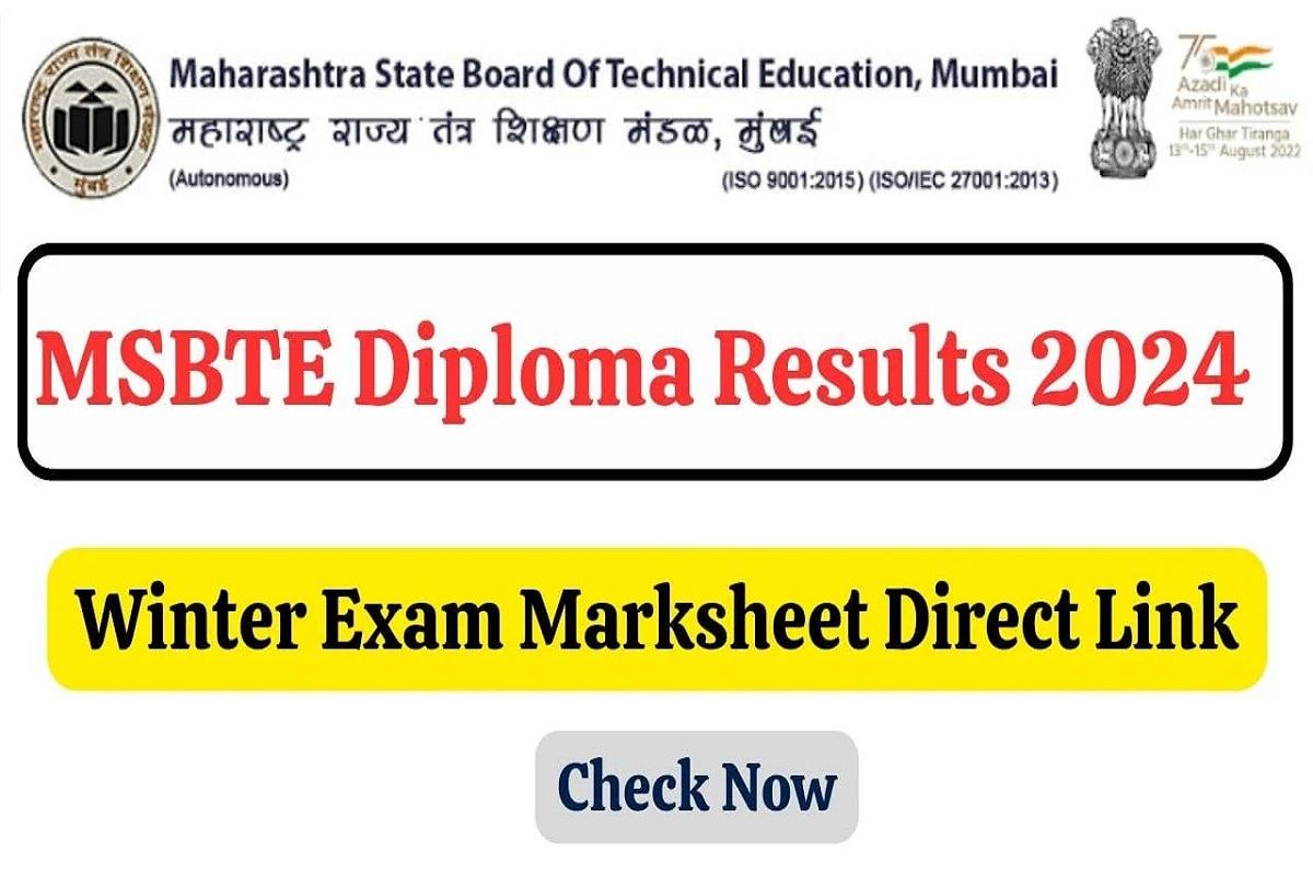 Msbte Result Winter 2024 Date Diploma Admission 2024 Edita Gwenora